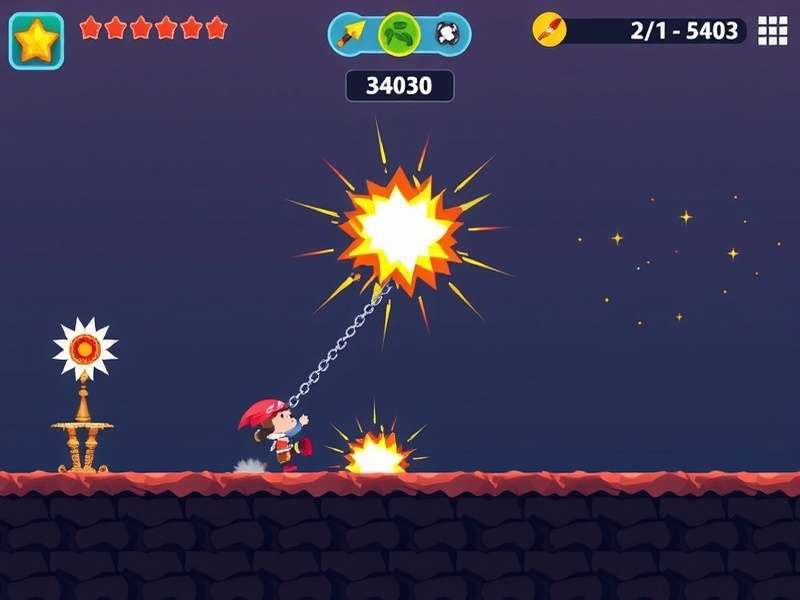 Turbo Explode Fun gameplay screenshot showing explosive action