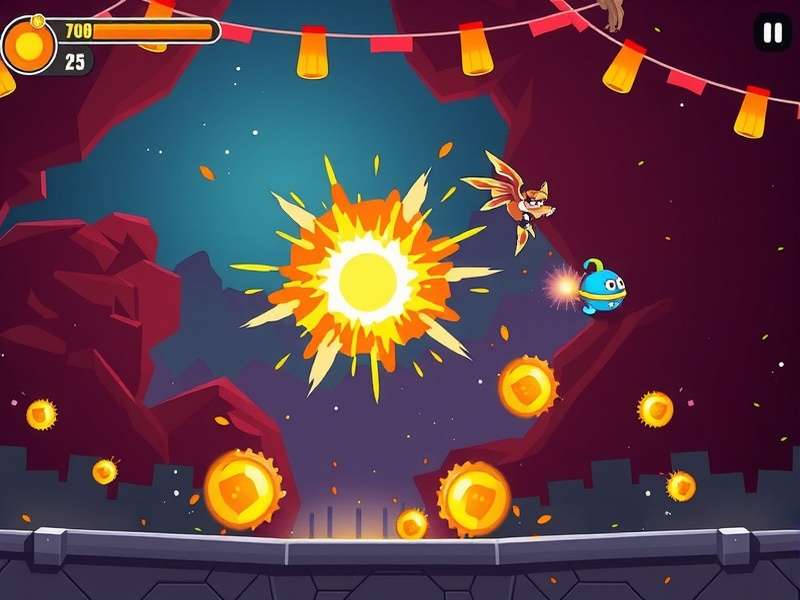 Turbo Explode Fun level design and explosion mechanics
